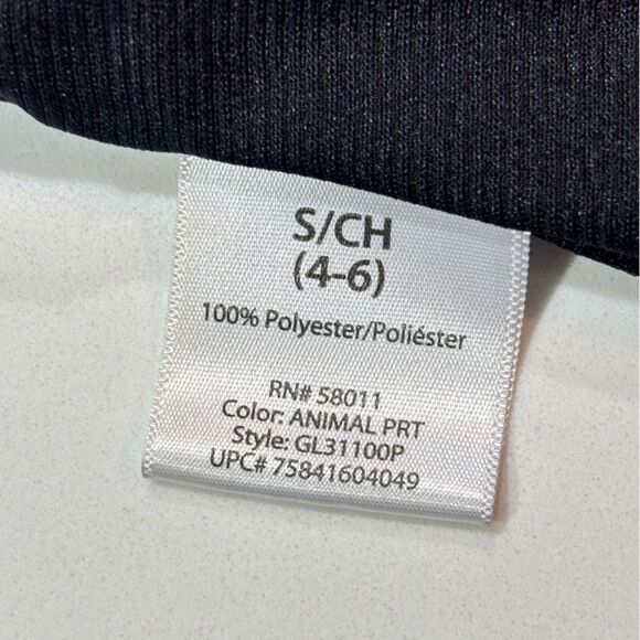 George | Women’s Animal Print 3/4 Sleeve Top Shirt Blouse Black White Size Small - Picture 15 of 16